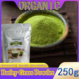Organic Barley Grass Powder original 250g barley grass official store pure organic barley Chlorophyll & Trace Minerals No Maltodextrin & Sugar