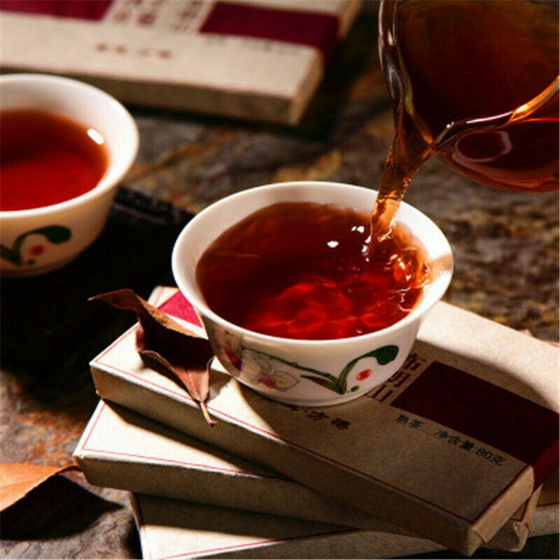 CIFbuy Brick Tea Yunnan Puerh Tea Ripe Tea 80g Brick Pu Erh Tea Pu er Health care tea