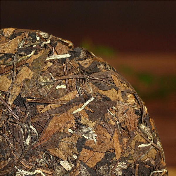 CIFbuy 350g Shou Mei Cake Fuding High Mountain Old White Tea Aged Sun White Tea