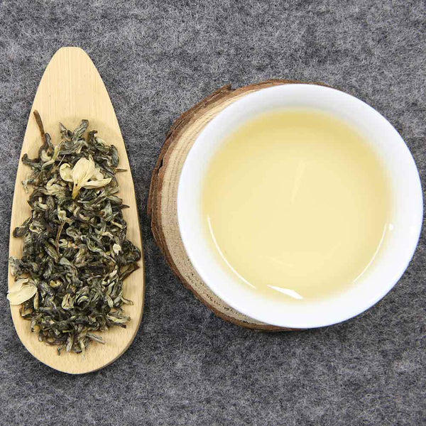 CIFbuy 2023 Jasmine Green Tea, Jasmine-Flavored Floral Tea (Moli Hua), Loose Leaf Tea
2023年茉莉绿茶，茉莉花香味花茶（茉莉花），散叶茶