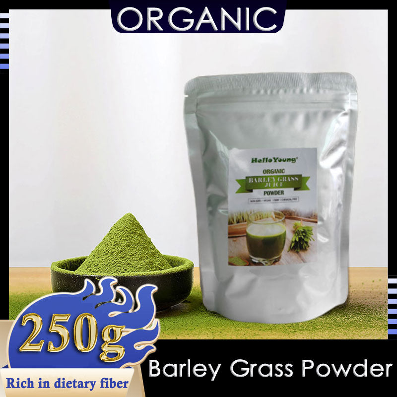 Pure Organic Barley Grass Original Powder Juice Drink 250g Natural Contains Iron Vitamin C, & Vitamin E – Non-GMO Main image