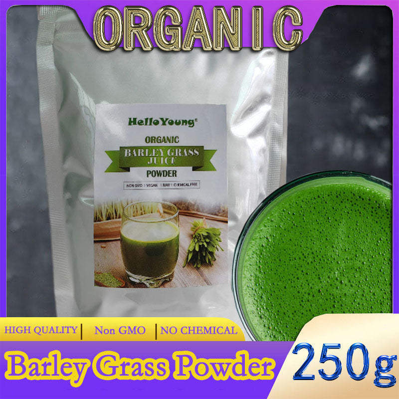 Barley grass official store Organic Barley Grass Powder original 250g purifying liver, lowering cholesterol, beautiful skin Main image