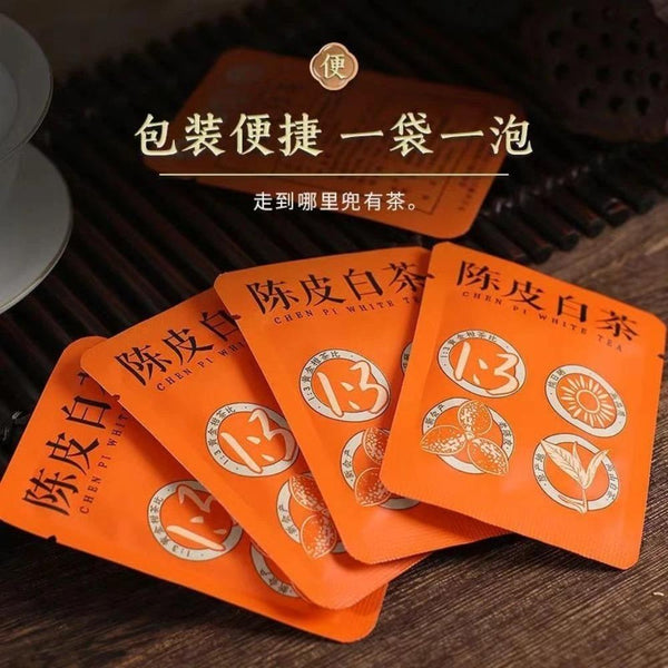 CIFbuy 500g White Tea Stuffed Tangerine Orange XinHui Chenpi Aged Shou Mei white tea