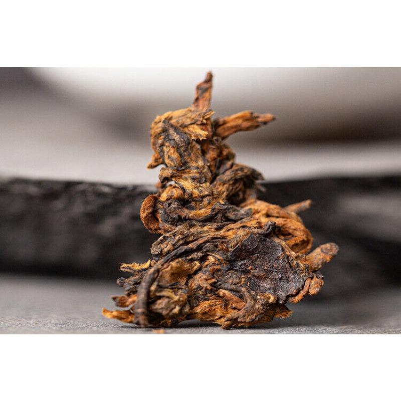 CIFbuy Yunnan Pu'er Ripe Tea Pu'er Lao Banzhang Golden Bud Ripe Tea 375g