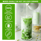 Organic Unsweetened Matcha Green Tea Powder 100% Pure Premium Culinary Grade Matcha - Authentic matcha