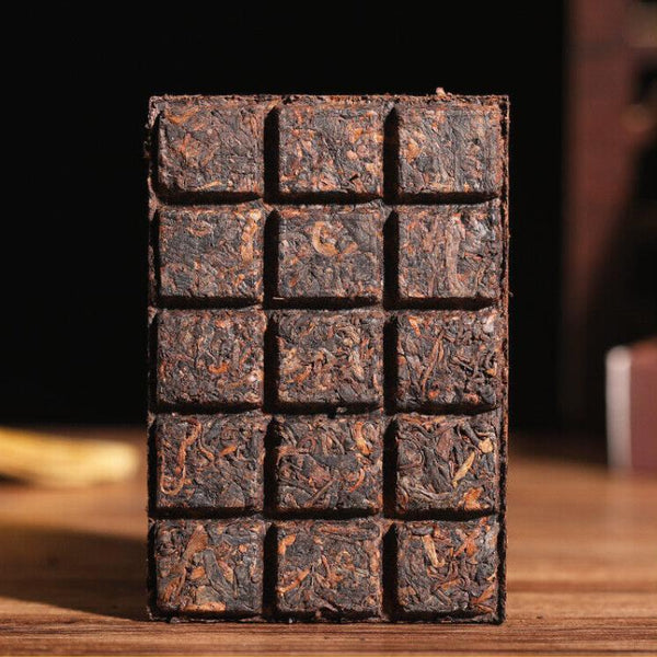 CIFbuy 200g Yunnan Menghai Large Tree Dry Storage Hand Brewed Tea Ripe Tea Brick