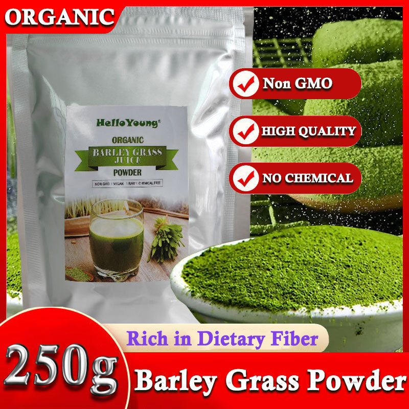Organic Barley Grass Powder original 250g moistening intestines, Antioxidant-Rich, Energy Booster Organic Grass Powder Main image