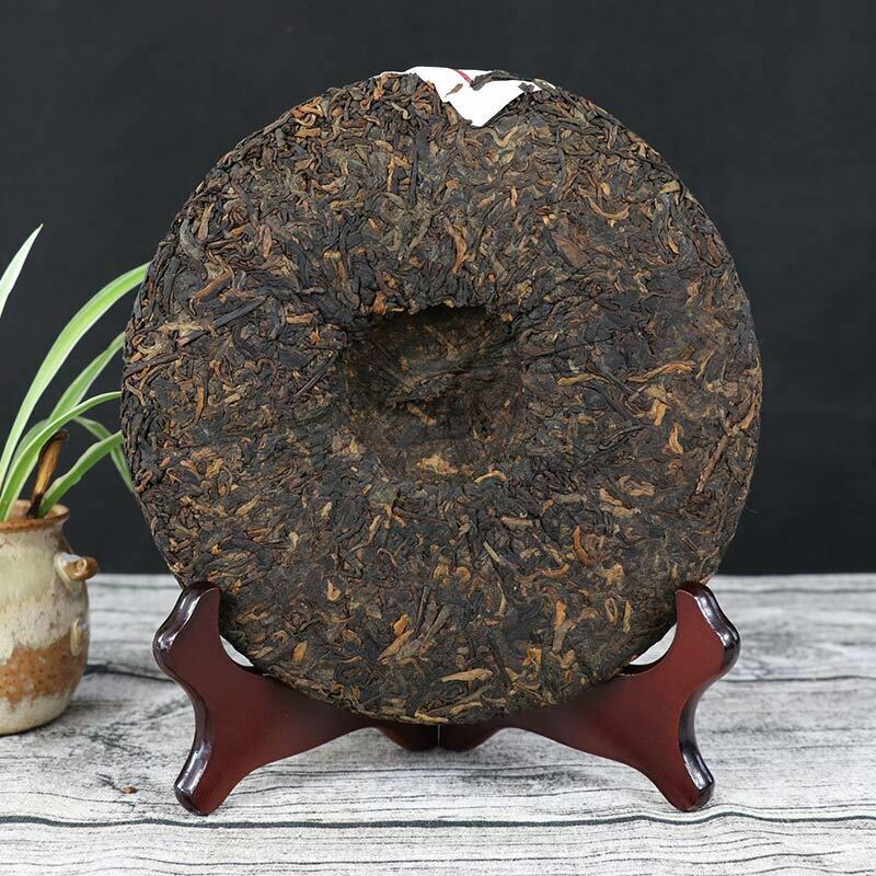 CIFbuy LaoTongZhi 2017 Ripe Puer Chun Xiang Tea Cake Batch 171 Shu Pu Er Tea 357g