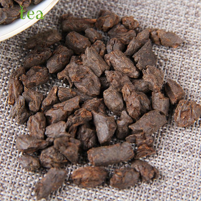 CIFbuy Aged Pu'er Tea, Menghai Jelly Aroma Crushed Silver Tea, Fossilized Aged Pu'er Aroma, Bulk Ripened Tea 500g