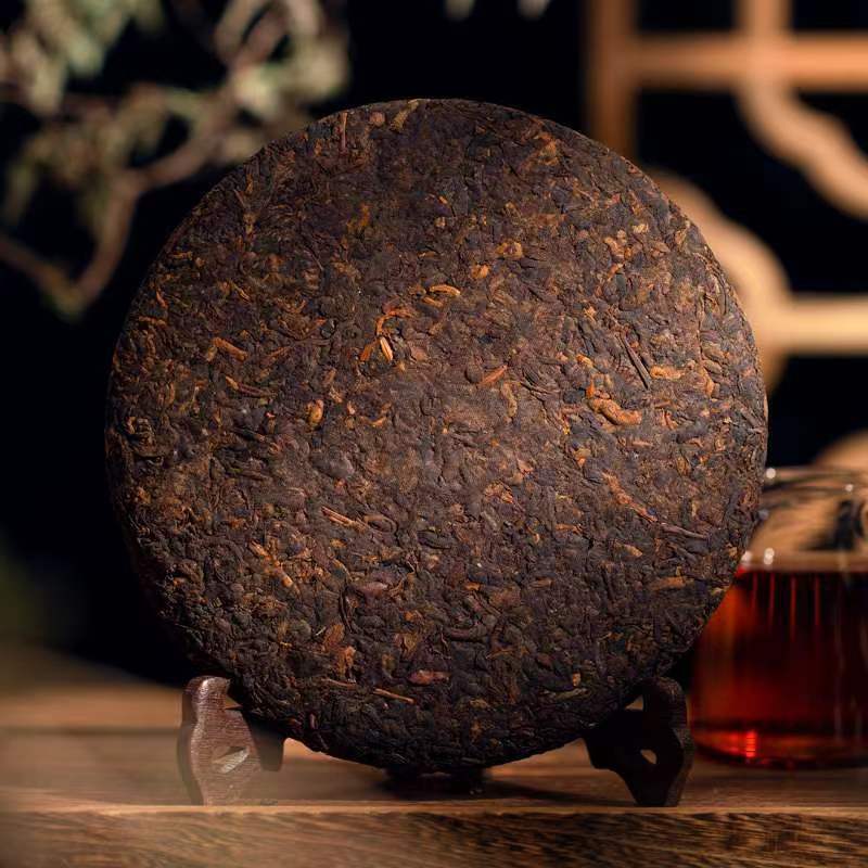 CIFbuy 357g Yunnan Puerh Old Tree Ripe Tea Xigui Pu-erh Cooked Tea Cake Pu'er Black Tea