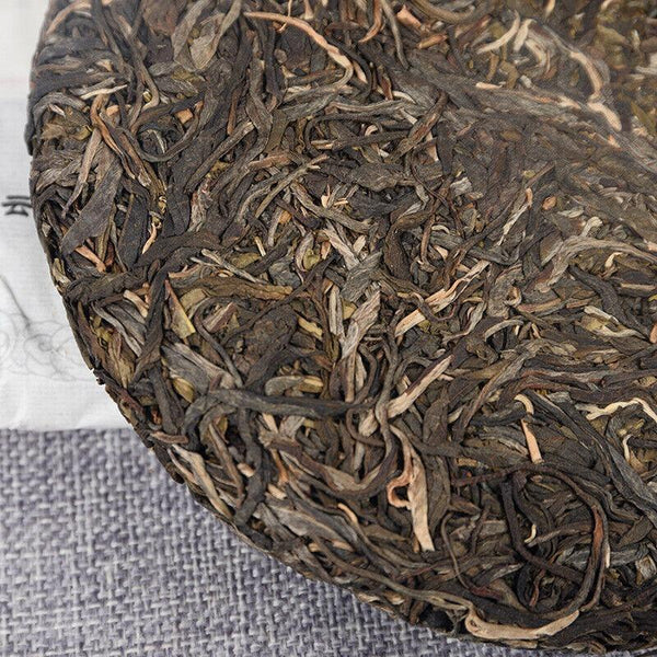 CIFbuy 357g/cake Mint Pond Fresh Tea Cake Yiwu Mint Pond Spring Yunnan Fresh Cake Tea