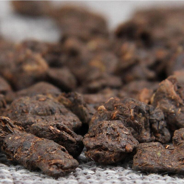 CIFbuy Pu-erh Tea Ripe Glutinous Fragrance Fossilize Tea 500g Tin Tea Gift Yunnan