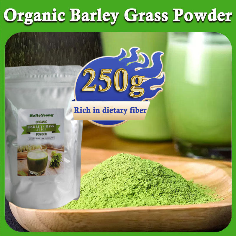 Barley Grass Powder original Easy to drink Pure Organic Barley Juice burning fat, purifying liver, lowering cholesterol, beautiful skin Main image