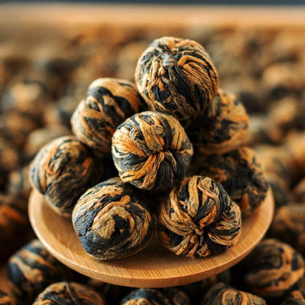 CIFbuy 500G Fengqing Work Dian Hong Tea Hydrangea Dragon Pearl Gold Ball Black Tea