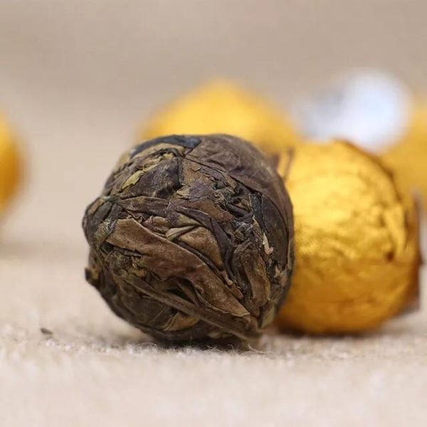 CIFbuy 1000g Organic Ball-shaped Aged Shou Mei Longevity Eyebrow Handmade White Tea