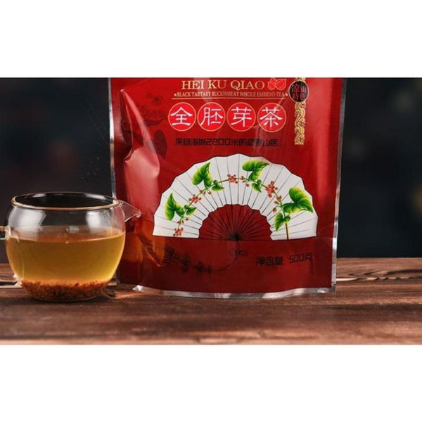 CIFbuy Premium Roasted Tartary Buckwheat Grain Tea Black Chinese Herbal Tea 500g