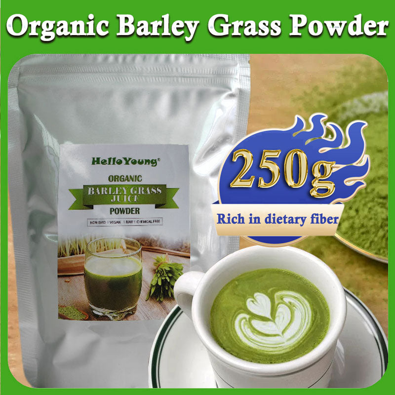 Barley grass powder original barley grass powder willy ong 100% Natural Superfood, Vegan, Gluten Free, Non-GMO, Kosher Main image