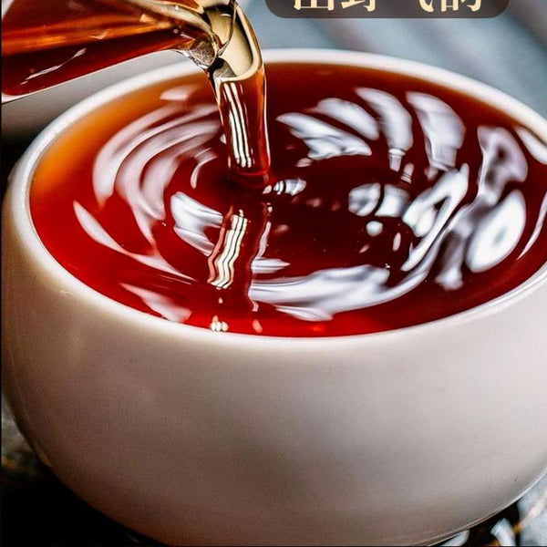 CIFbuy 357g Bulang Puerh Ripe Tea Cake Yunnan Old Pu-erh Cooked Tea Chinese Pu'er Tea