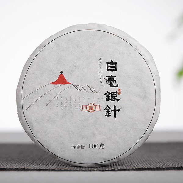 CIFbuy Yunnan 2023 Baihao Silver Needle White Tea Cake 100g
云南2023年白毫银针白茶饼100克