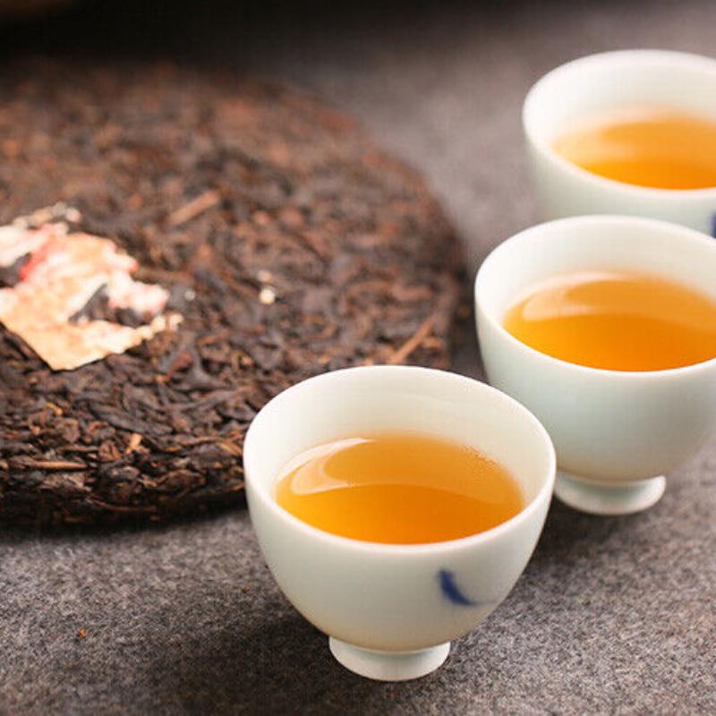 CIFbuy 2003 Kong Ming Shan Pressed Qizi Cake of Yiwu Classic Tea Puerh Puer Raw 357g