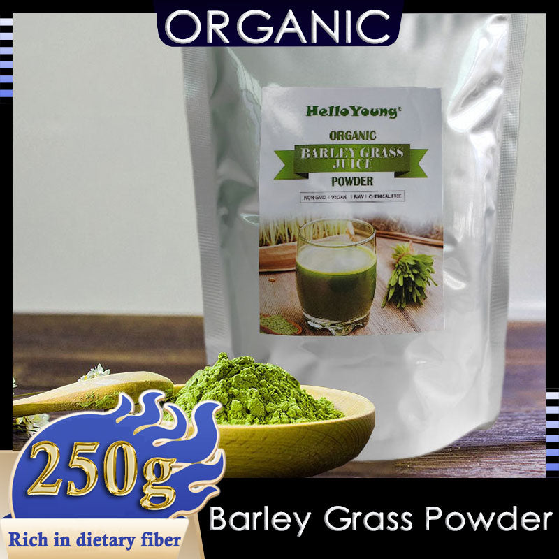 Barley Grass Powder Original 100% healthy Pure Organic Barley for weight loss body detox keto diet Barley grass powder lowering cholesterol, beautiful skin Main image