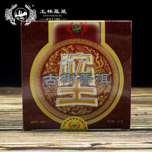 CIFbuy High Quality  TuLin Phoenix Shu Puerh "Ancient Tree Puer" King of Tuocha 250g