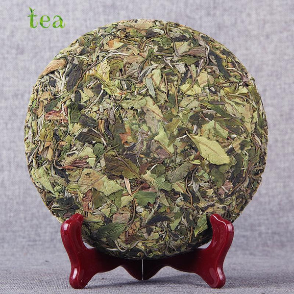 CIFbuy Yunnan Ancient Golden White Tree Tea, Cloud Tea, White Beauty, White Tea 357g, Pressed Tea, Softer than Raw Tea