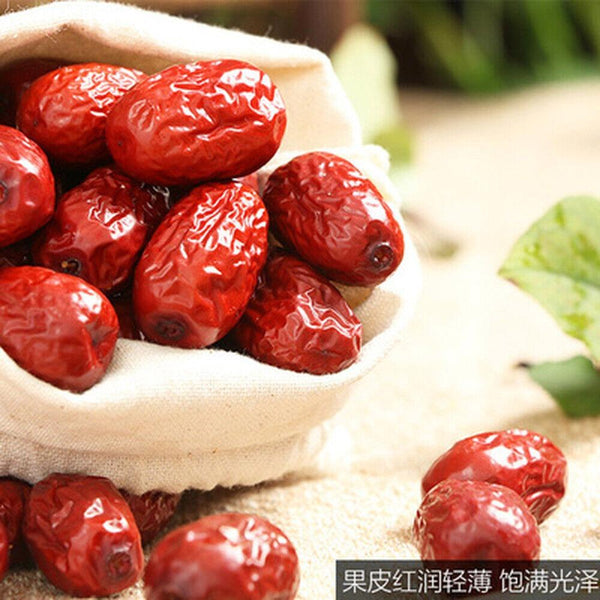 CIFbuy 500g Organic Chinese Red Dates Natural Sun-Dried Healthy Superfood