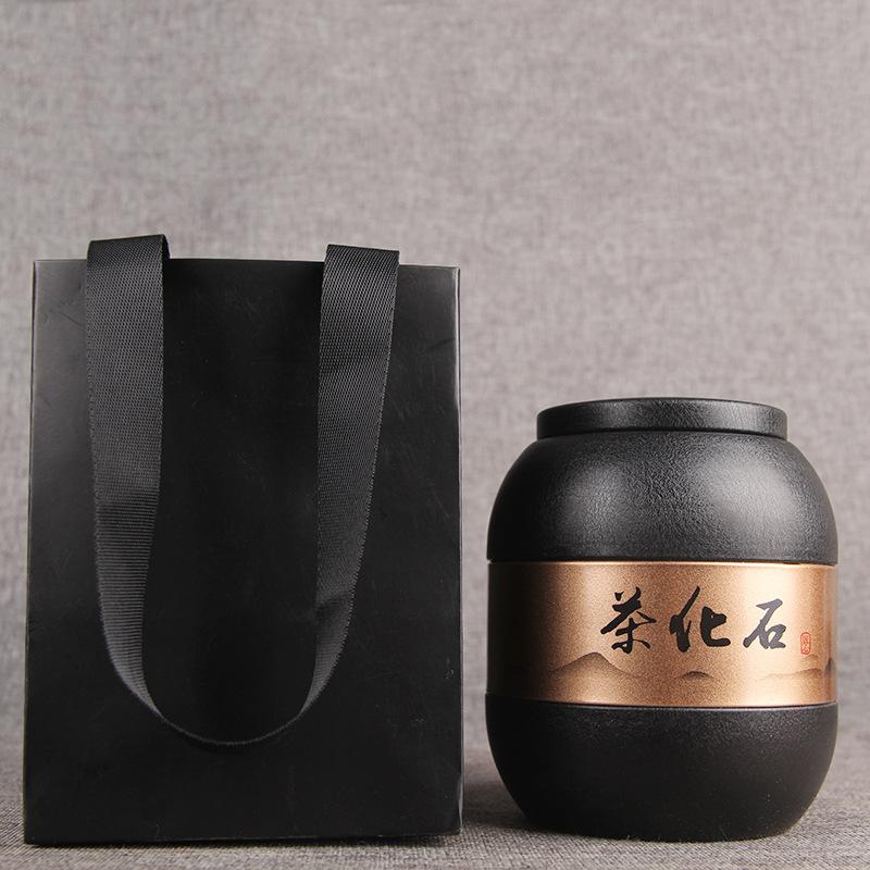 CIFbuy Pu-erh Tea Ripe Glutinous Fragrance Fossilize Tea 500g Tin Tea Gift Yunnan