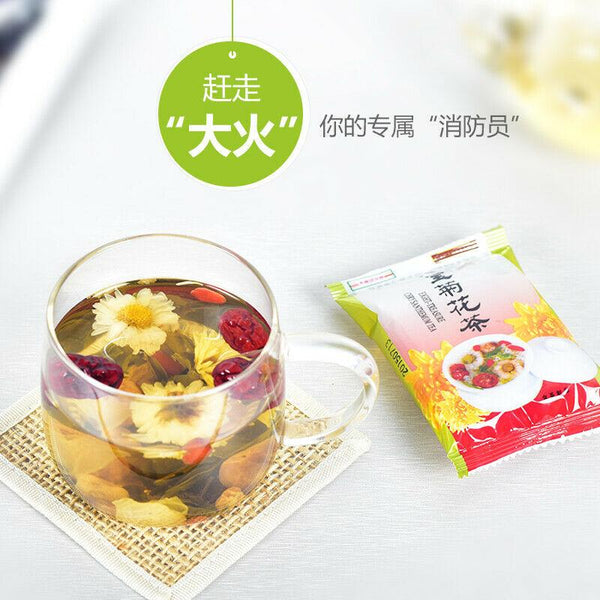 CIFbuy Medlar Tremella Longan Red Jujube Tea Flower and Grass Combination Tea Chrysanthemum Heanlty Herbal Tea
