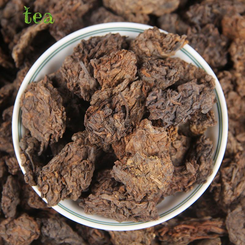 CIFbuy Yunnan Puer Tea, Prepared Tea Powder, Black Tea 02, Old Tea Head, High Quality, Menghai Jingya, Small Tea Head