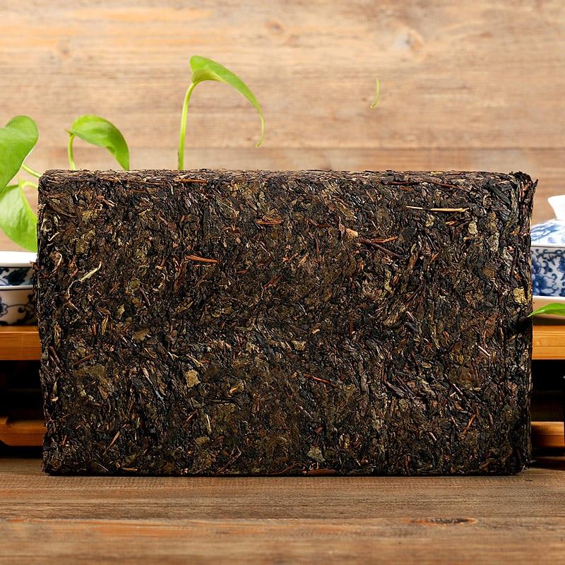 CIFbuy 2017 Handmade Golden Flower Dark Tea Fu Brick Pressed Tea, 1000g