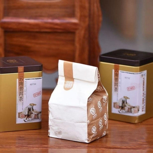 CIFbuy ChinaTea Brand Classic Y671 Yunnan Pu'er Tea Pu-erh Ripe Tea Loose Tea 100g Tin