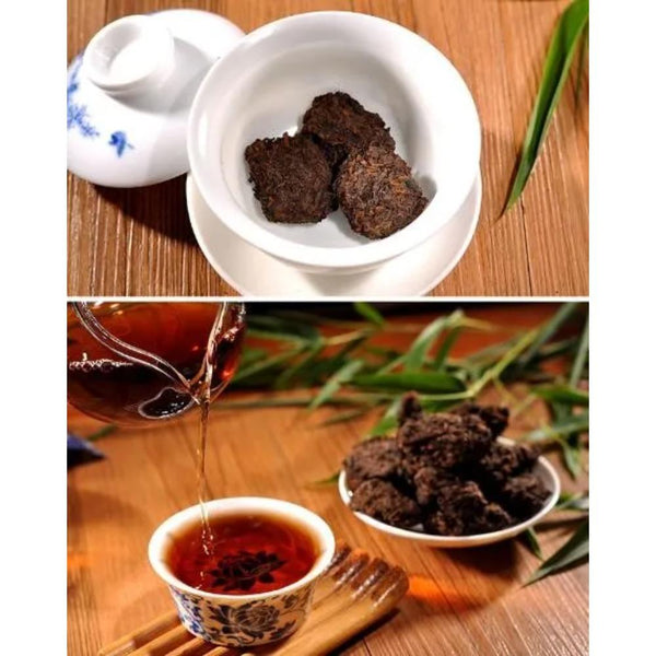 CIFbuy 200g Yunnan Mini Tuocha Ripe Pu-erh Tea Natural Black Cooked Puer Slimming Tea