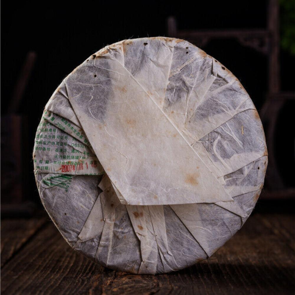 CIFbuy 2007 Nanqiao Menghai Puer Raw Tea Arbor Pu'er Silver Needle Tribute Cake 250g