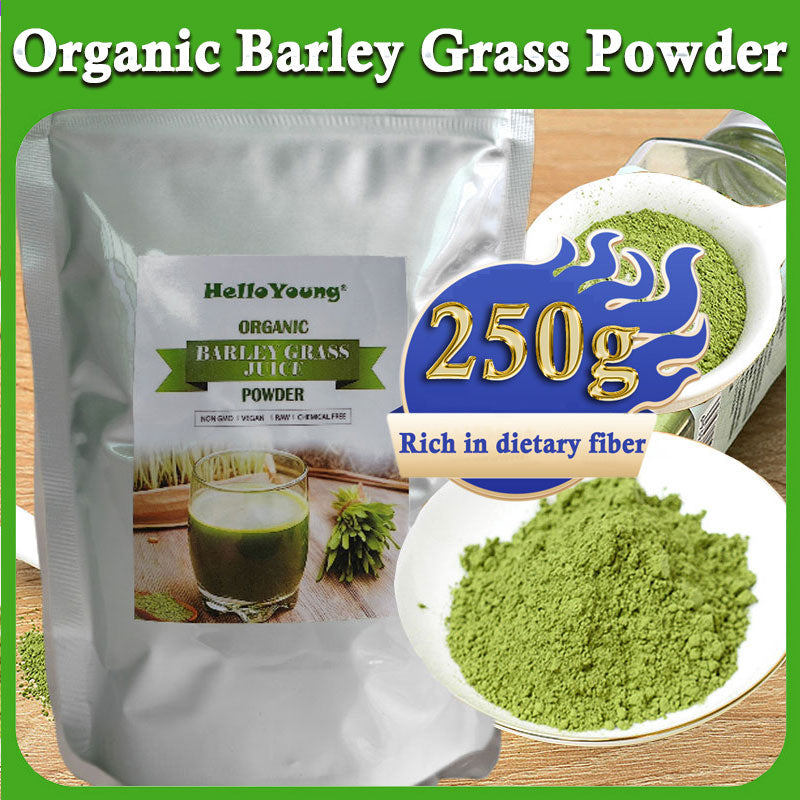 Barley Grass Powder Original 100% Pure And Organic Green Tea Barley Grass Powdered Drink Protein. Great for Juices, Smoothies, Shakes, Yogurts Main image