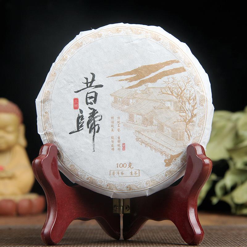 CIFbuy Yunnan Raw Pu'er Tea Cake 100g Wild Sigui Ancient Tree Banchang
云南生普洱饼茶 100克 野生昔归古树板章