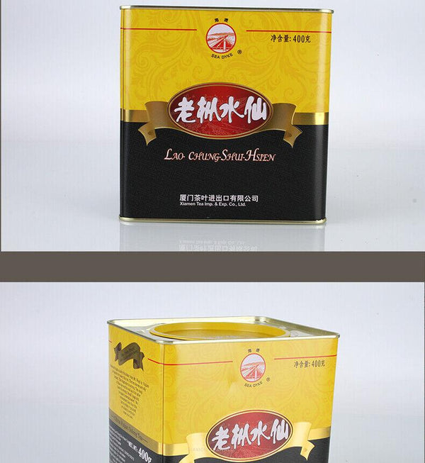 CIFbuy AT110 Fujian Nong Xiang Lao Cong Shui Xian Rock Cha Oolong Tea 400g Tin