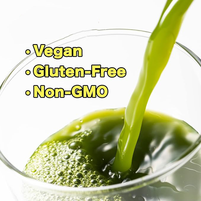 250g Organic Barley Grass Powder Gluten Free Non-GMO Superfood Vegan Non-GMO, Finely Ground Whole Dried Young Leaves Secondary image