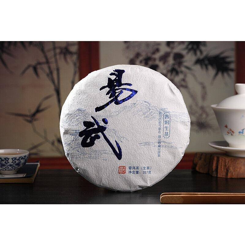 CIFbuy Yunnan Pu'er Tea Yiwu Ancient Tree 357g Pu'er Raw Tea Cake with Orchid Aroma