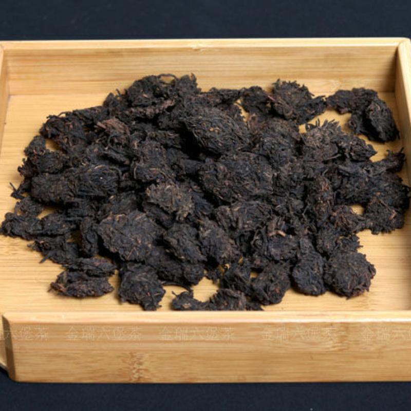 CIFbuy Guangxi Hei Cha Aged Wild Liu Bao Lao Cha Tou Golden Bud Nuggets Dark Tea 500g
