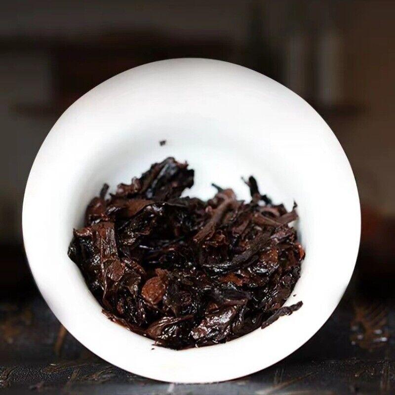 CIFbuy 357g Yunnan Qizi Shu Puerh Cake Tea 2004 Menghai 7572 Old Pu-erh Ripe Tea Cake