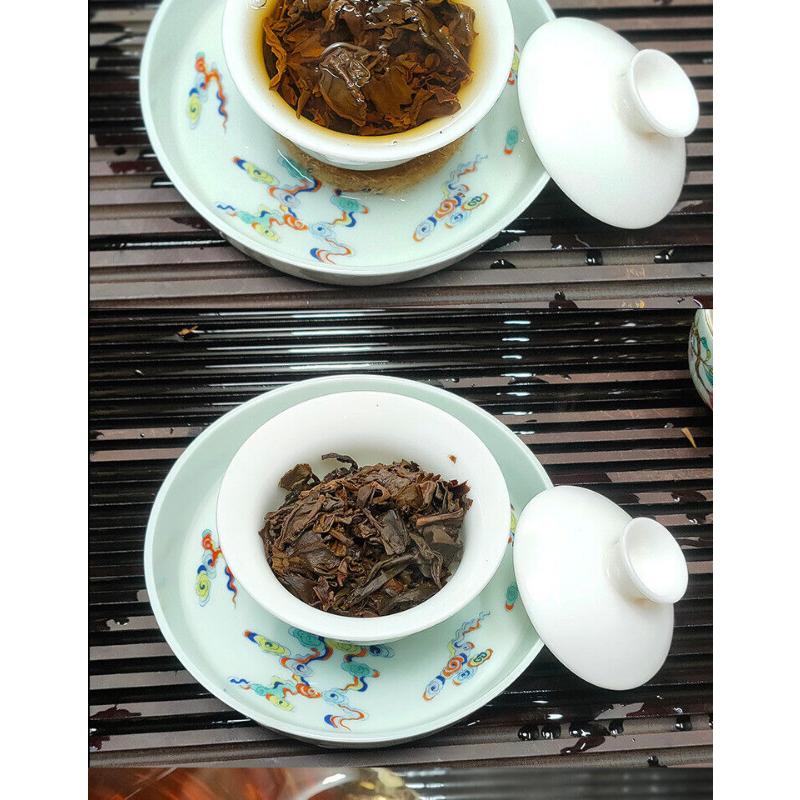 CIFbuy Green Cake Puer 400g MengKu Hao Rongshi Yunnan Mengku Qizi Tea Biscuit