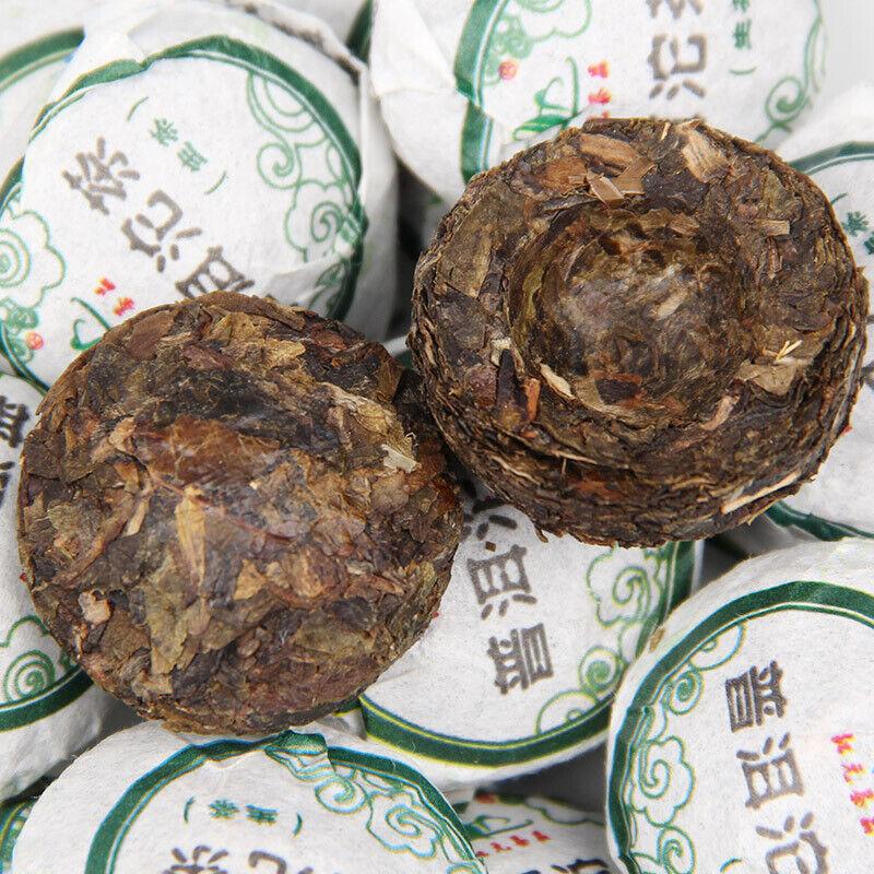 CIFbuy Organic Pu'er Tuo Tea Tuocha Pu-erh Raw Mini Tuo Cha 200g Bamboo Tray Pack