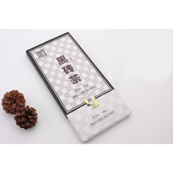 CIFbuy Hei Zhuan Cha Anhua Baishaxi Instant Dark Tea Shortcut Brick Tea Black Tea 450g