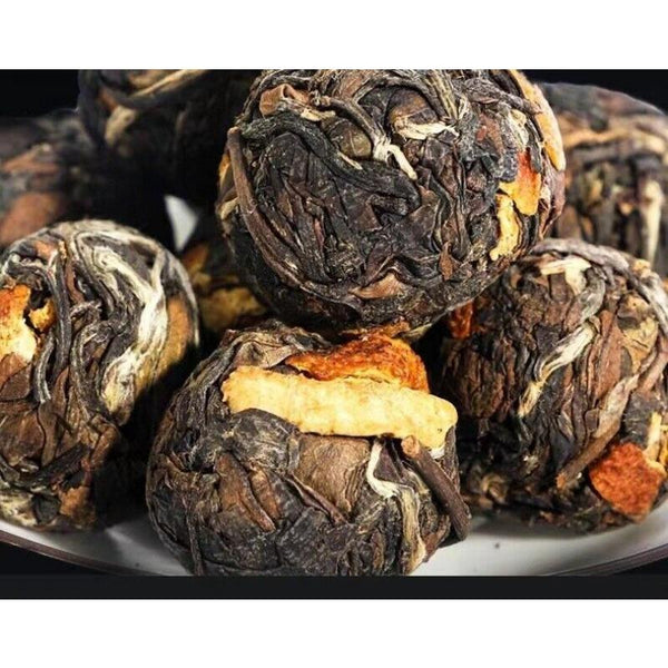 CIFbuy 500g ChenPi White Tea Fuding Old White Tea Longzhu Xinhui Chen Pi Small Tea Cake