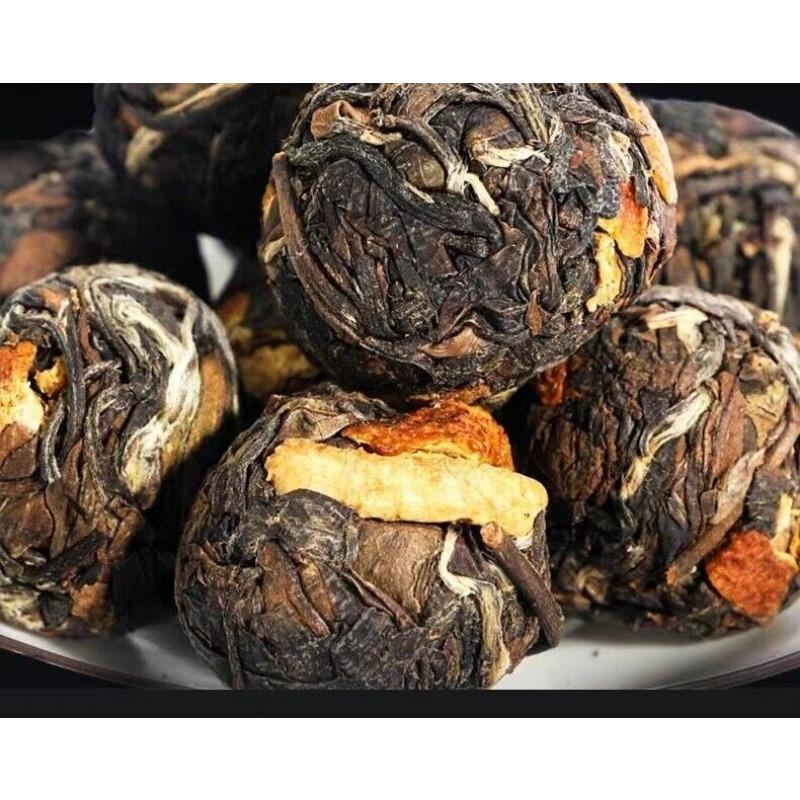 CIFbuy 500g ChenPi White Tea Fuding Old White Tea Longzhu Xinhui Chen Pi Small Tea Cake
