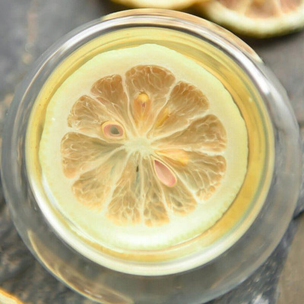 CIFbuy Natural Dried Lemon Slices Yellow Fragrance Fall Hem Fat Herbal Tea