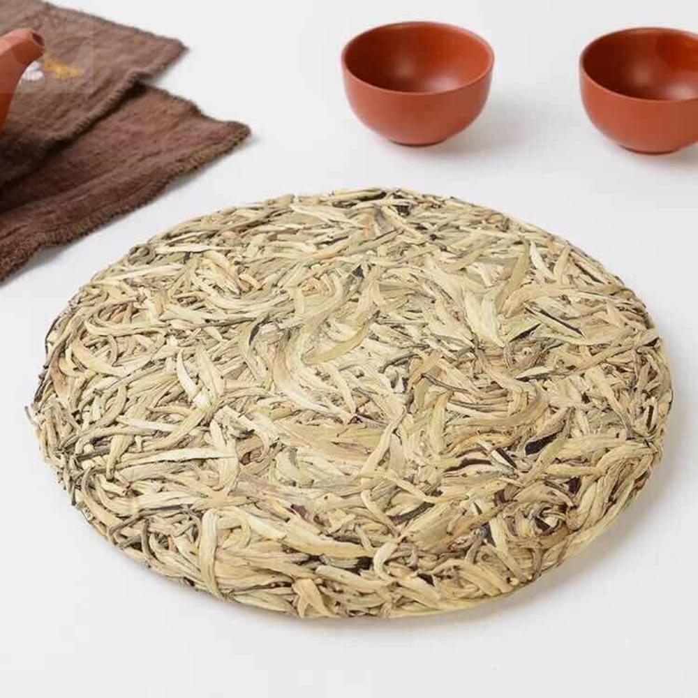 CIFbuy Organic White Tea Silver Needle Bai Hao Yin Zhen Fuding White Tea Cake 300g