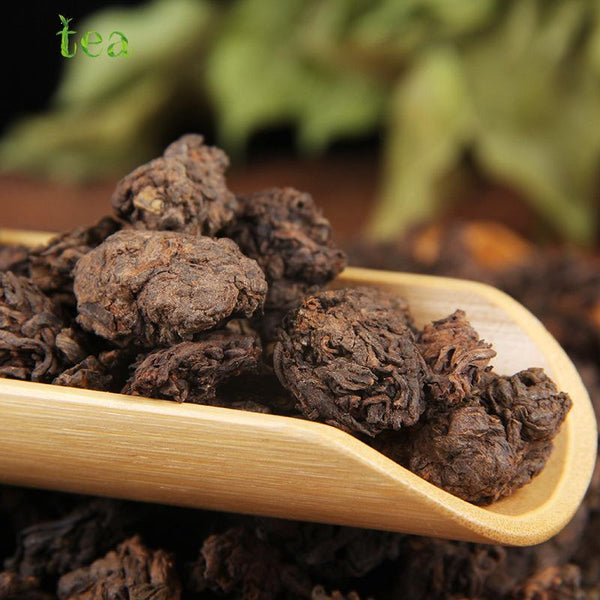 CIFbuy Yunnan Pu'er Tea 8 Year Aged Natural Tuocha Mengku Golden Bud Old Tree Loose Leaf Medium Size